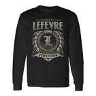 Das Ist Ein Lefevre Ding Lefevre Name Langarmshirts