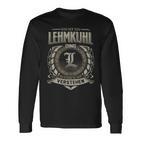 Das Ist Ein Lehmkuhl Ding Lehmkuhl Name Langarmshirts