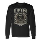 Das Ist Ein Lein Ding Lein Name Langarmshirts