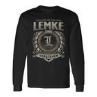 Das Ist Ein Lemke Ding Lemke Name Langarmshirts