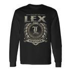 Das Ist Ein Lex Ding Lex Name Langarmshirts