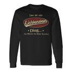 Das Ist Ein Lichtenstein Ding Das Würdest Du Nicht Verstehen Lichtenstein Name Langarmshirts