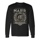 Das Ist Ein Maier Ding Maier Name Langarmshirts