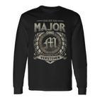 Das Ist Ein Major Ding Major Name Langarmshirts