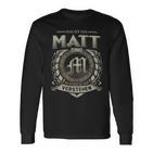 Das Ist Ein Matt Ding Matt Name Langarmshirts