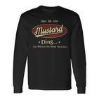 Das Ist Ein Mustard Ding Das Würdest Du Nicht Verstehen Mustard Name Langarmshirts