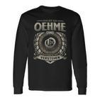 Das Ist Ein Oehme Ding Oehme Name Langarmshirts