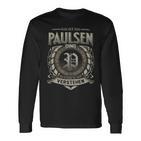 Das Ist Ein Paulsen Ding Paulsen Name Langarmshirts