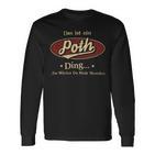 Das Ist Ein Poth Ding Das Würdest Du Nicht Verstehen Poth Name Langarmshirts