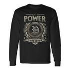 Das Ist Ein Power Ding Power Name Langarmshirts