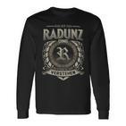 Das Ist Ein Radunz Ding Radunz Name Langarmshirts