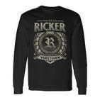 Das Ist Ein Ricker Ding Ricker Name Langarmshirts