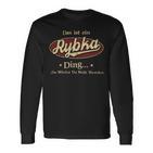 Das Ist Ein Rybka Ding Das Würdest Du Nicht Verstehen Rybka Name Langarmshirts