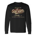 Das Ist Ein Safran Ding Das Würdest Du Nicht Verstehen Safran Name Langarmshirts