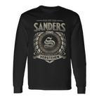 Das Ist Ein Sanders Ding Sanders Name Langarmshirts