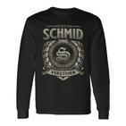 Das Ist Ein Schmid Ding Schmid Name Langarmshirts