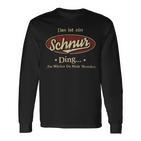 Das Ist Ein Schnur Ding Das Würdest Du Nicht Verstehen Schnur Name Langarmshirts