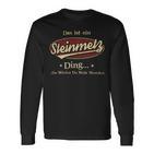 Das Ist Ein Steinmetz Ding Das Würdest Du Nicht Verstehen Steinmetz Name Langarmshirts