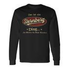 Das Ist Ein Sternberg Ding Das Würdest Du Nicht Verstehen Sternberg Name Langarmshirts