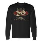 Das Ist Ein Veth Ding Das Würdest Du Nicht Verstehen Veth Name Langarmshirts