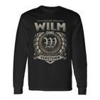 Das Ist Ein Wilm Ding Wilm Name Langarmshirts