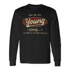 Das Ist Ein Young Ding Das Würdest Du Nicht Verstehen Young Name Langarmshirts