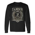 Das Ist Ein Zander Ding Zander Name Langarmshirts