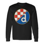 Dinamo Zagreb Croatia Gnk Dinamo Zagreb Croatian Langarmshirts