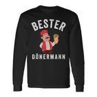 Doner Man With Doner Kebab Langarmshirts