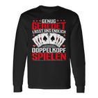 Doppelkopf Card Games Enug Geredet Lasst Uns Spielen S Langarmshirts