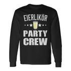 Egg Liqueur Party Crew Spring Party Langarmshirts