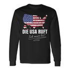 Emigration Usa Farewell Gadgets America Emigrant Langarmshirts