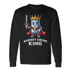 Energy Drink King Tin Energy Drink Langarmshirts