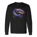 Exotic Python And Snakes Langarmshirts