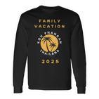 Familyacation 2025 Koh Phangan Thailand Langarmshirts