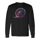 Ferris Wheel Fair Lovers Kirmes Fan Langarmshirts