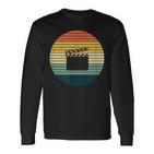 Film Flapintage I Filmmaker Motif For Cameraman Langarmshirts