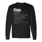 Finn Name First Name Langarmshirts