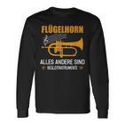 Flugelhorn Flügelhornist Instrument Slogan Langarmshirts