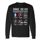 France Dinge In Meiner Freizeit Heimat Langarmshirts