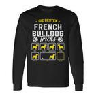 French Bulldog Frenchie Dog Holder Langarmshirts