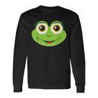 Frog Face Costume For Carnival And Fancy Dress Langarmshirts