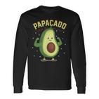 Avocado For Fathers Papacado Langarmshirts