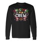 Christmas Crew Santa Dabbing Family Pyjamas Langarmshirts