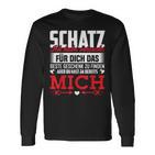 Couple Saying Schatz Du Hast Ja Bereits Mich Langarmshirts