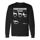 Dog Holder Doberman Dog Tricks S Langarmshirts