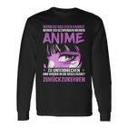 Gezwungen My Anime Zu Unterbreak Japanese Langarmshirts