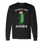 Ich Habe Die Gurke Finden Weihnachtsgurken Sieger Langarmshirts