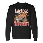 Lactose Tolerance Or Lactose Intolerance Meme Langarmshirts