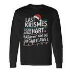 Last Christmas Parody Humour With Christmas Lights Langarmshirts